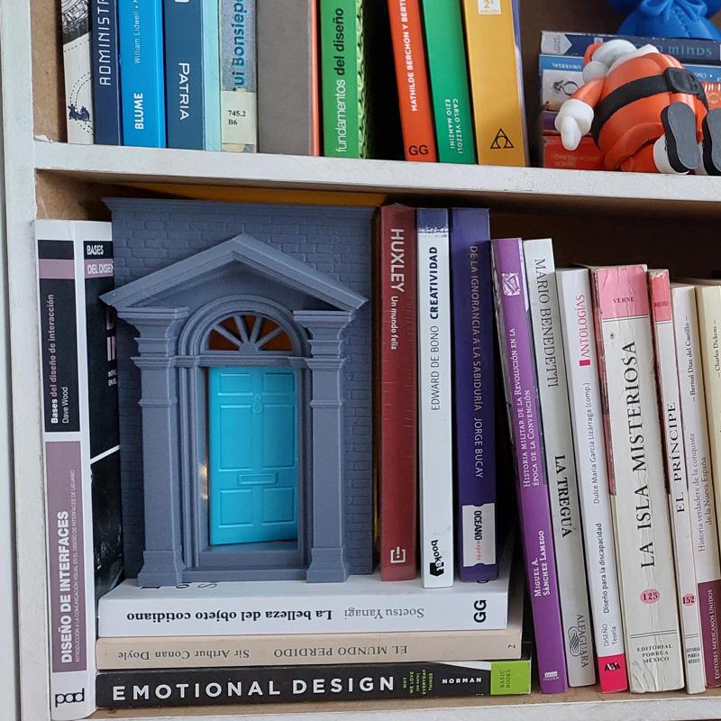 Nook door for bookcase