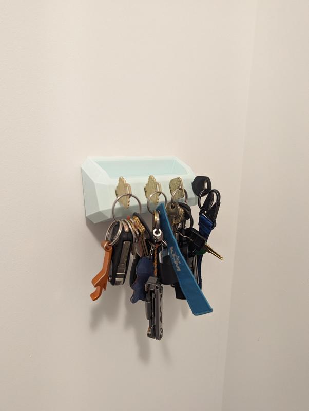 Key holder shelf