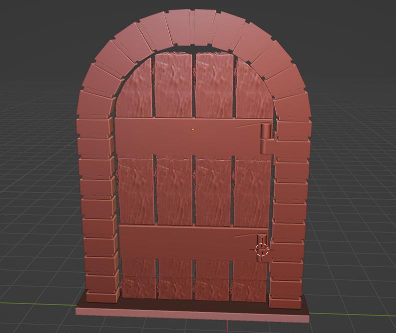 HQ adventure Door with hinges