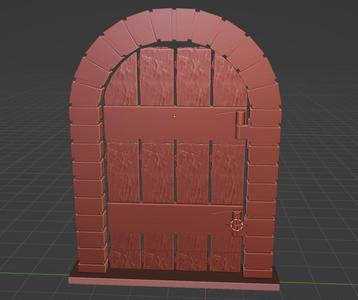 HQ adventure Door with hinges