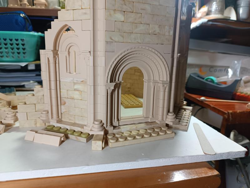 Exin castles_ Eunate_ north gate_ romanic