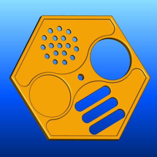 4-position entrance door disc for beehives | Beekeeping accessories | TBH doors and vent