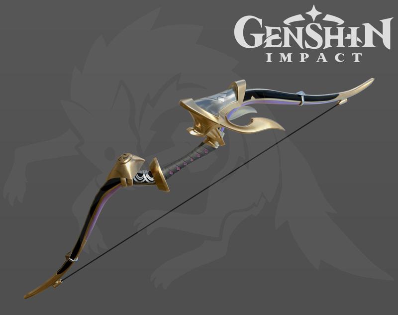 GENSHIN IMPACT YOIMIYA BOW 3D MODEL HAMAYUMI