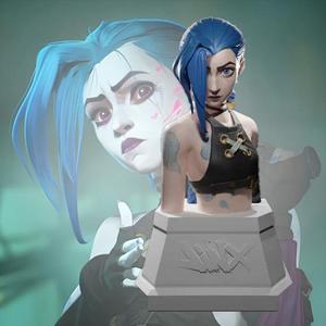 Jinxed Chaos – Arcane Fan Art Bust