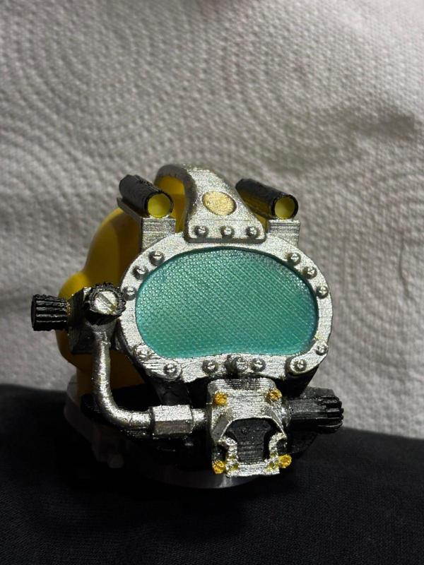 diving helmet piggy bank.