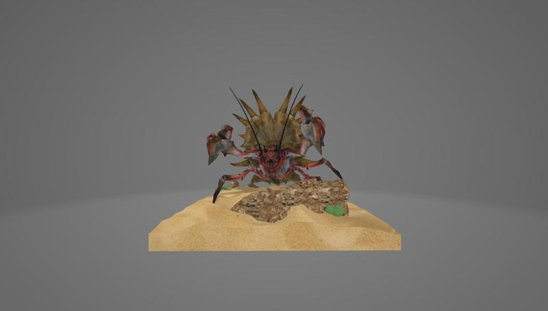 MONSTER HUNTER DAIMYO HERMITAUR FIGURE