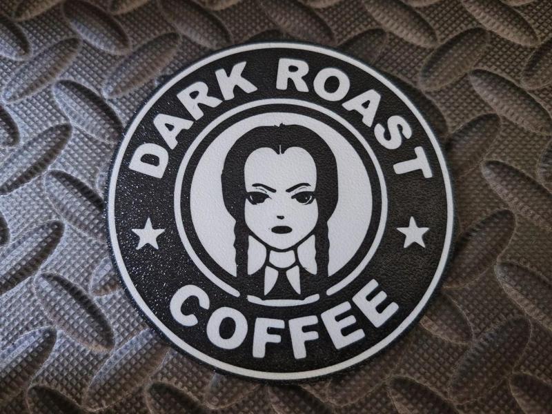 Wednesday coaster coffee