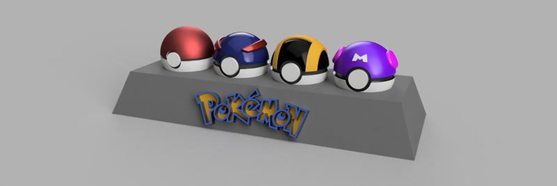 Pokemon Gen 1 Pokeball Set and Stand