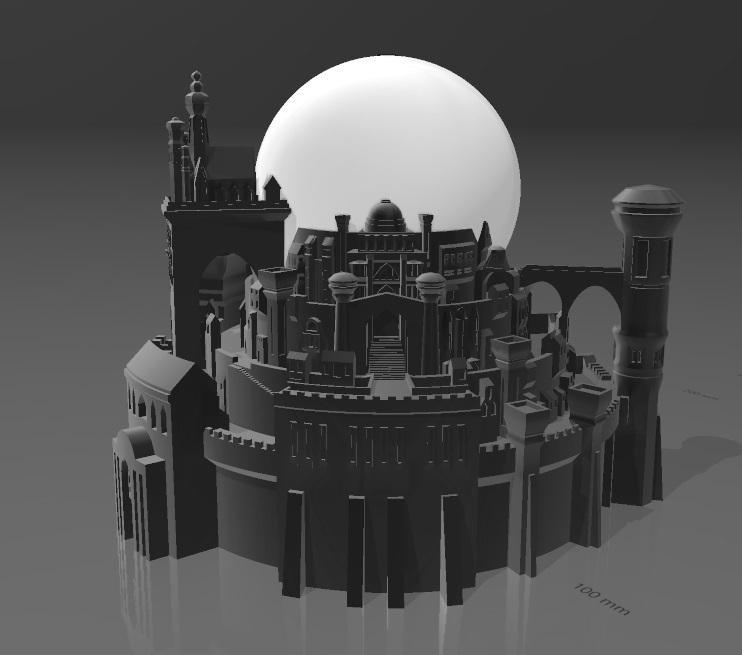 Suporte Alexa Echo Dot 4a e 5a Novo Castelo Cidade Game Of Thrones