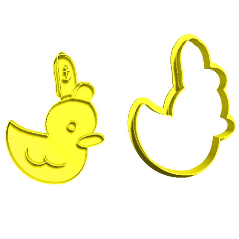 Spongebob Squarepants Kawaii cute Duckies cookie cutter/ cookie cookie stamp