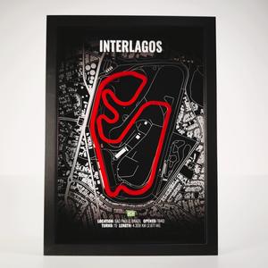 Elevation Interlagos 3D Racing Track