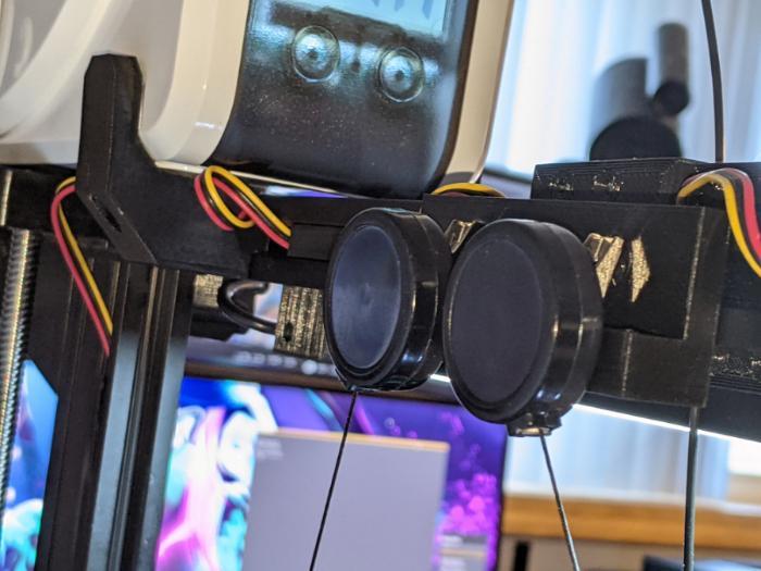 Retractable Reel 3D Printer Cable Holder