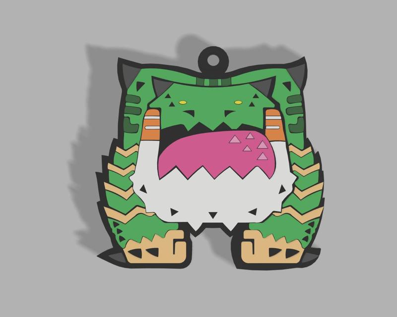 Chatacabra Keychain MH Wilds || Chatacabra Keychain (Monster Hunter)