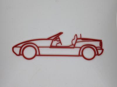 Wall decoration BMW Z1