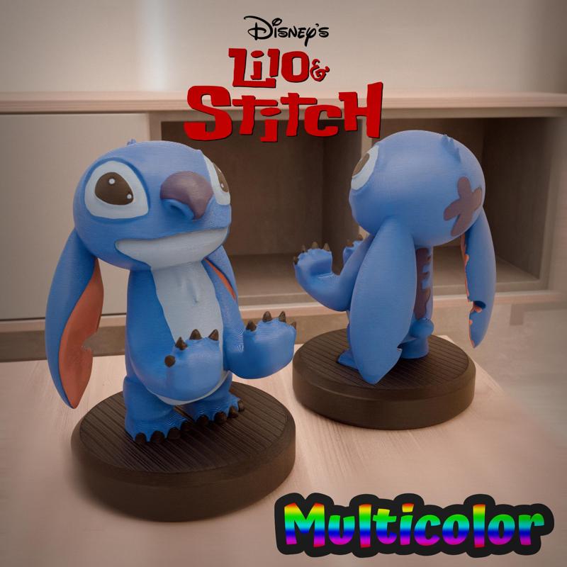 Stitch Multicolor Phone Holder & Accessories Stand