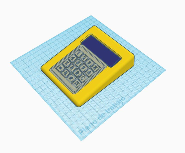 2004 LCD Keypad and RFID enclosure 10º angled