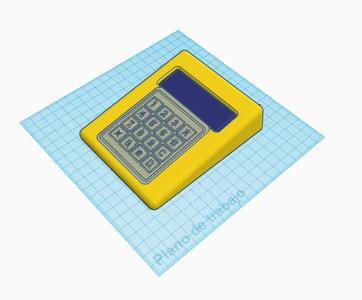 2004 LCD Keypad and RFID enclosure 10º angled