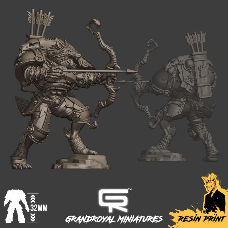 SPACE WOLVES WEREWOLVES WEREWOLF TROOPS POSE14 Product Code: SWWWTP14