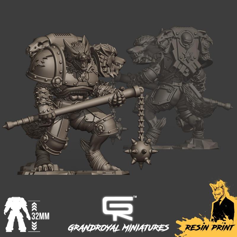 SPACE WOLVES WEREWOLVES WEREWOLF TROOPS POSE16 Product Code: SWWWTP16