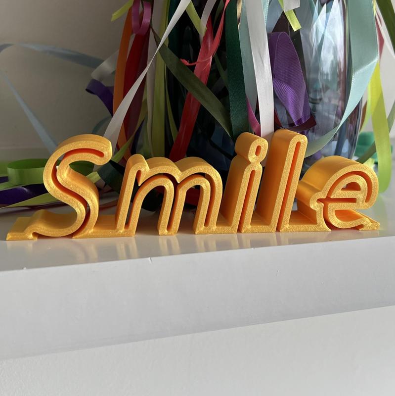Smile – Printable Word Art Decor