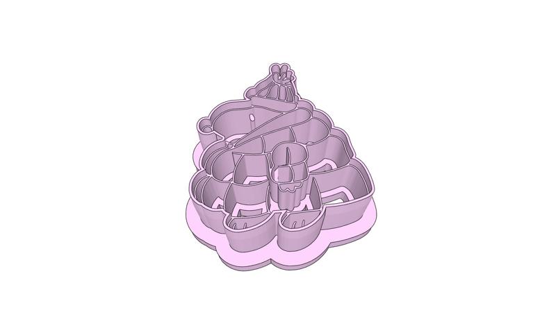 Snoopy Puffer Jacket Clay Cutter - 32mm