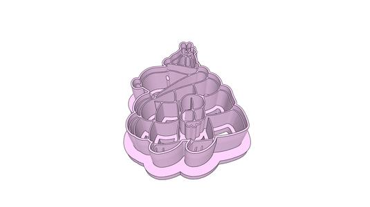 Snoopy Puffer Jacket Clay Cutter - 32mm