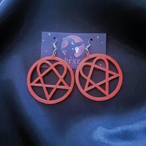 Heartagram" Earrings