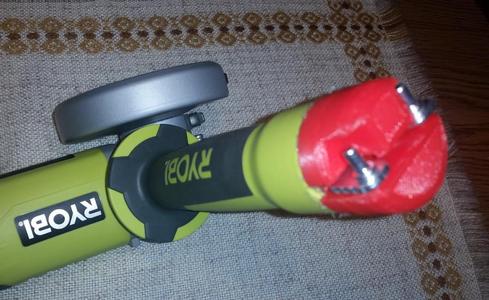Ryobi Angle Grinder R18AG-0 ONE+ - Wrench storage