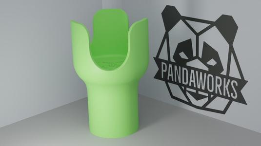 Car Cupholder Extension V2 for 46oz YETI, Stanley, Frank Green – Fits 75mm Car Cupholders | 3D Printable STL by PandaWorks