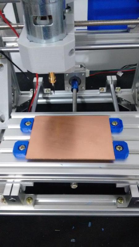 Arduino CNC   multi-Size PCB holders for milling