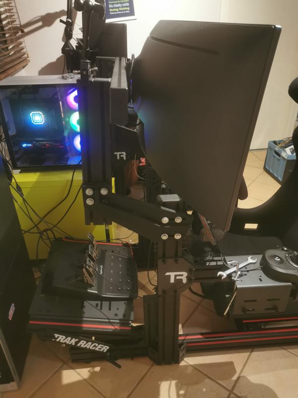 8020 Sim Rig Monitor Mount Arms (Pair) Suit Ultrawide monitor