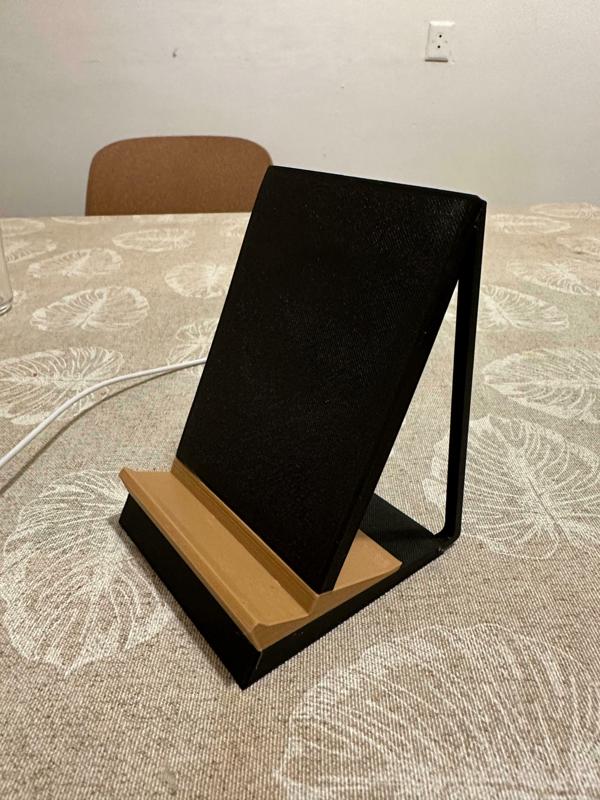 Wireless charging mobile support