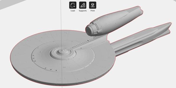 USS Kelvin TMP era - star trek federation starship