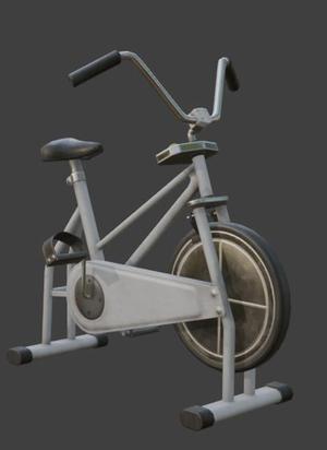 Static Exercise Bike STL - Round Wheel Design 3D Print
