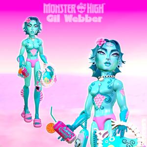 🐬🌸 Gil Webber Monster High G3 Doll 🌸🐬