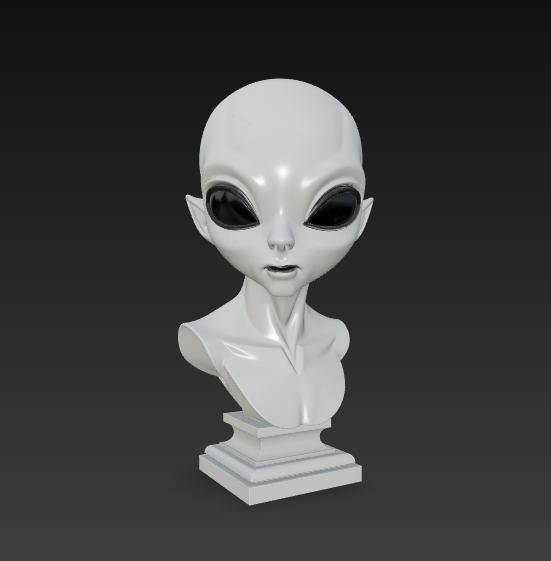 alien bust