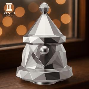 Low Poly Santa Claus Figurine STL - Print in Place