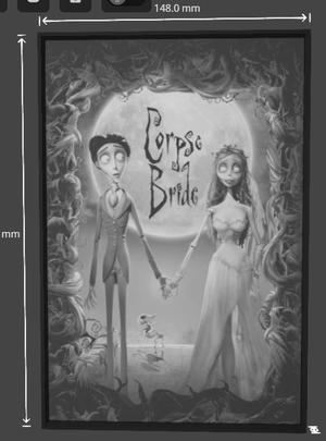 Lithophane Corpse Bride (2005)