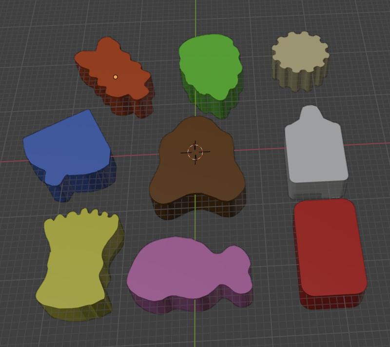 Tokens for the Hallertau game