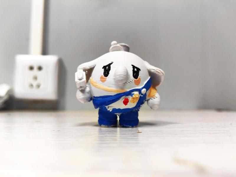 Dodo the Elephant, Egg Party Transcendent Egg Series, Detailed Painted Decompression Model