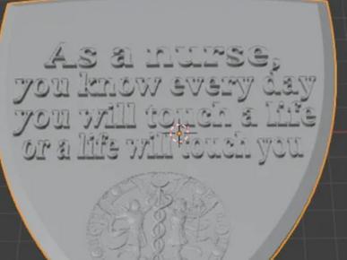 plaque for a nurse 