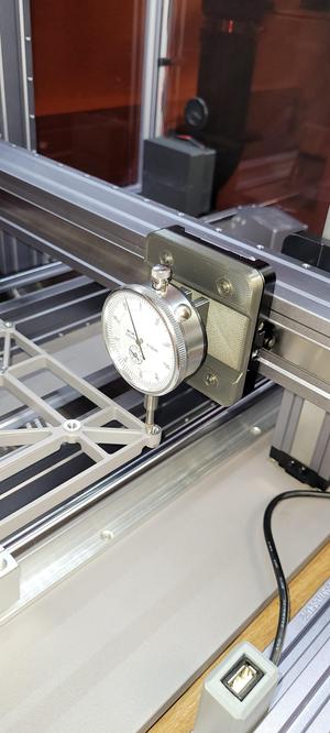 Dial indicator holder for Snapmaker