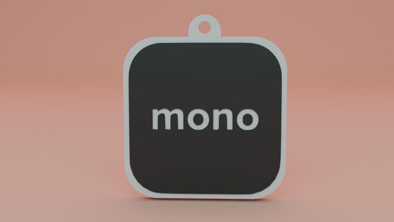 Keychain with Monobank logo