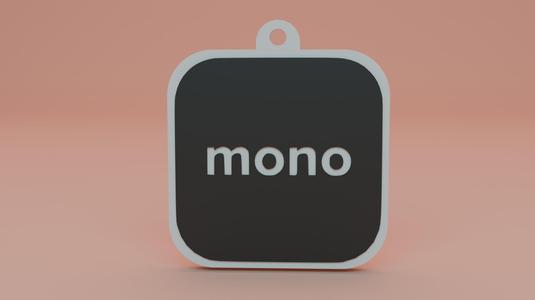 Keychain with Monobank logo