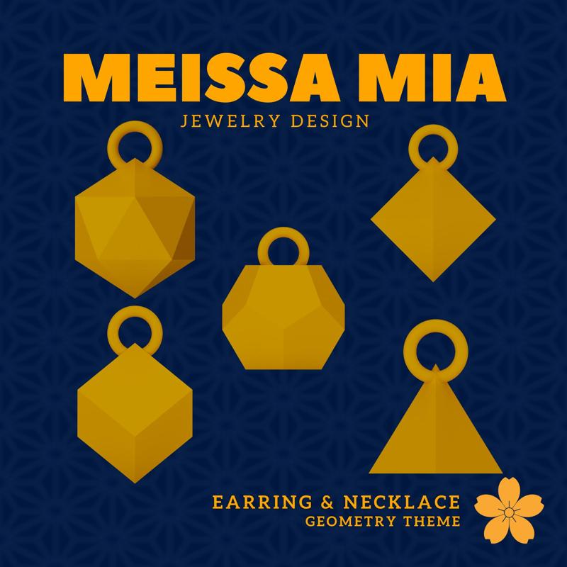 Carry the Cosmos – 3D Print File for Platonic Solid Earring or Necklacet - Platonic Solid - Platonic Solid Earring - Element Necklace - Tetrahedron, Cube, Octahedron, Dodecahedron, Icosahedron - Fire, water, earth, air, Ether