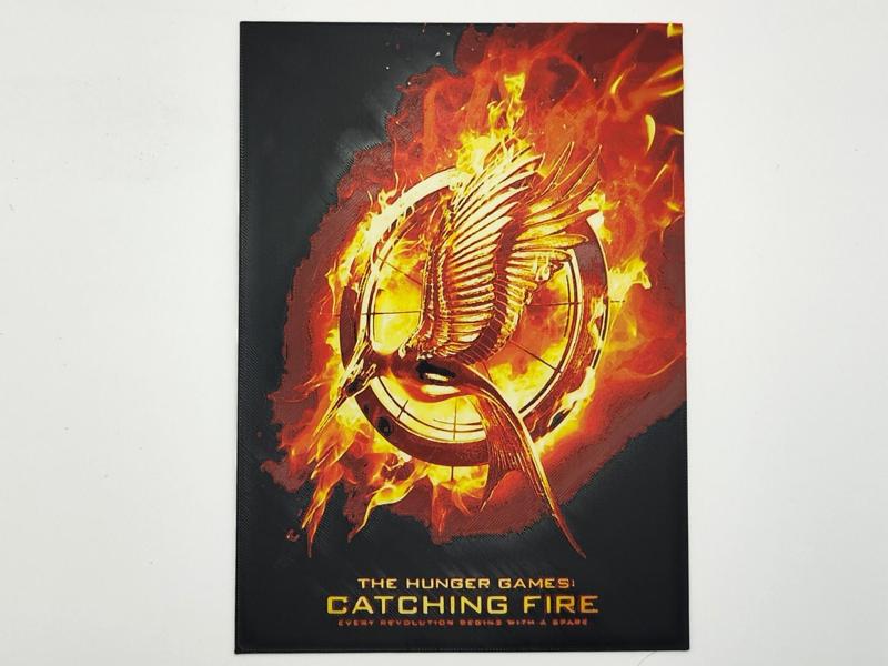 The hunger games catching fire poster - hueforge