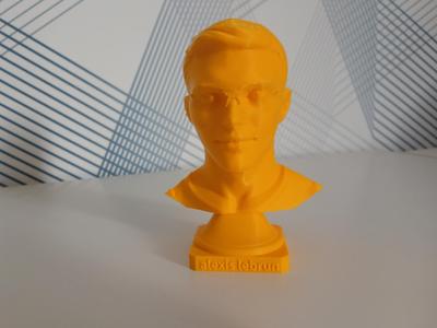 statue/bust of Alexis Lebrun