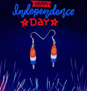 Rocket pop earrings