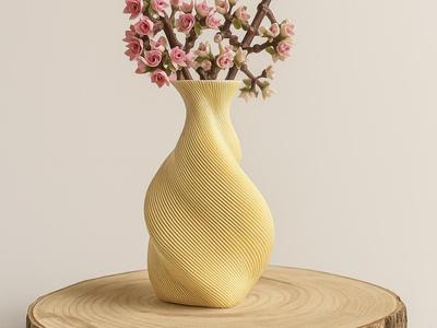 Vase spirale