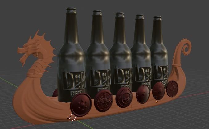 BEER EXIBITOR - VIKING SHIP 4 BEERS